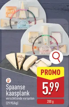 Aanbieding: Spaanse kaasplank