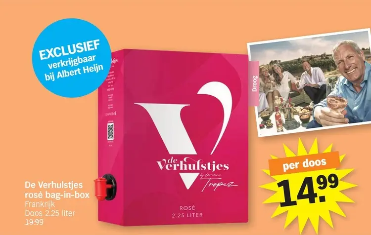 Promotie: De Verhulstjes rosé bag-in-box