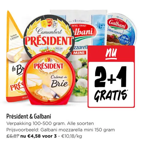 Aanbieding: Président & Galbani