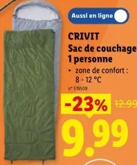 Offre: Sac de couchage
