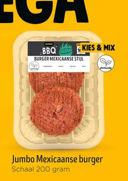 Aanbieding: Jumbo Mexicaanse burger