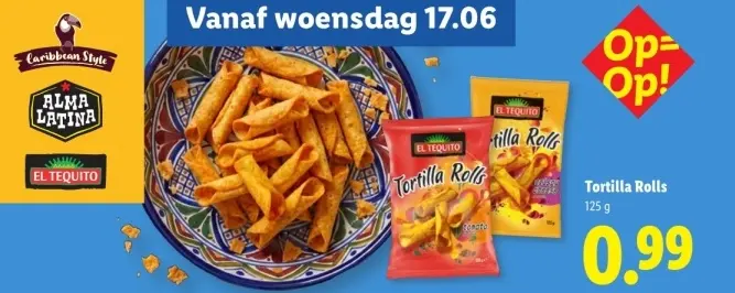 Aanbieding: Tortilla Rolls