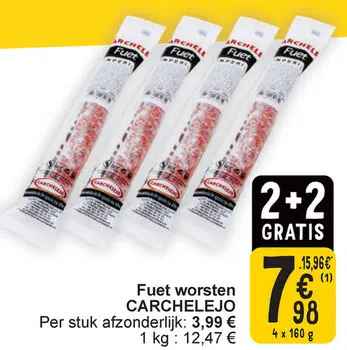 Aanbieding: Fuet worsten
