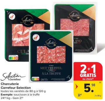 Offre: Charcuterie Carrefour Selection