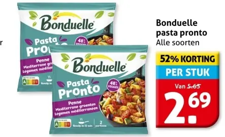 Aanbieding: pasta pronto