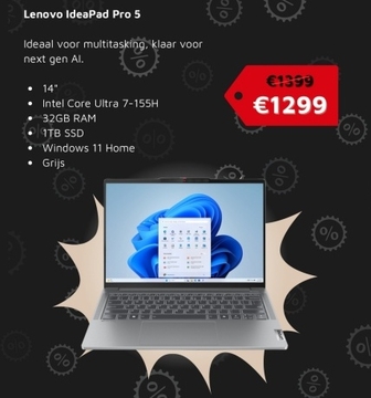 Aanbieding: Lenovo IdeaPad Pro 5