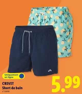 Offre: Short de bain
