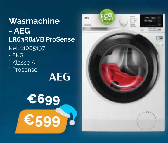 Promotie: Wasmachine