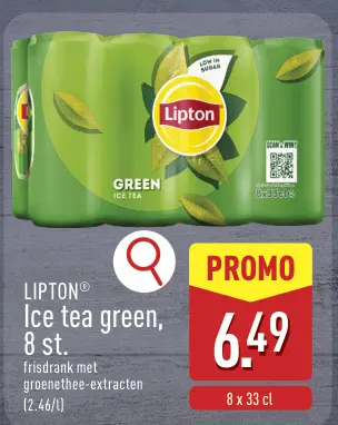 Promotie: Ice tea green