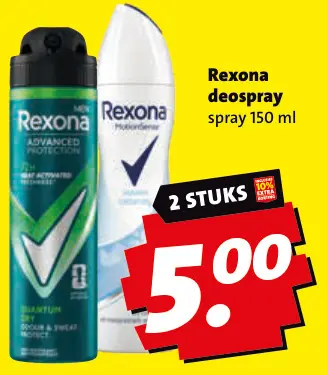 Aanbieding: Rexona deospray