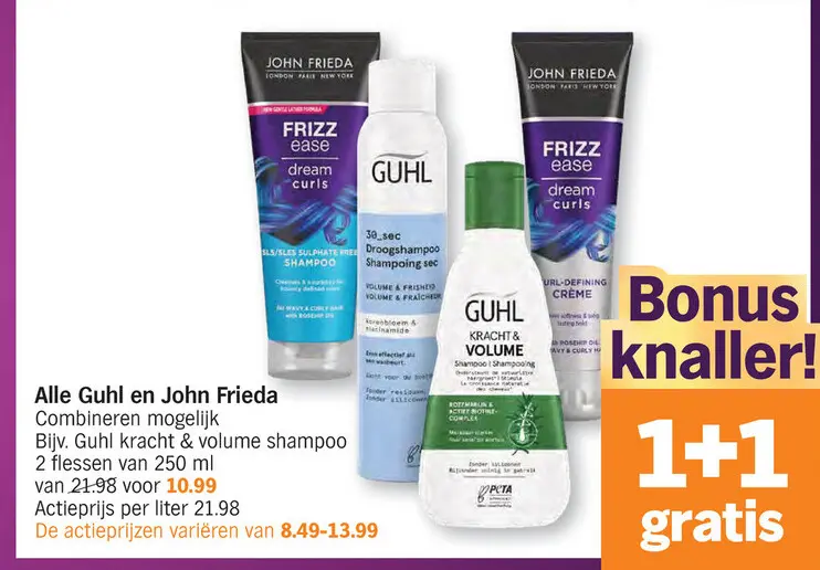 Promotie: Guhl en John Frieda