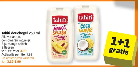 Offre: Tahiti douchegel