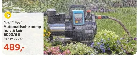 Aanbieding: Automatische pomp huis & tuin