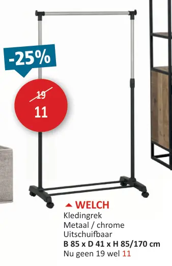 Promotie: Welch Kledingrek