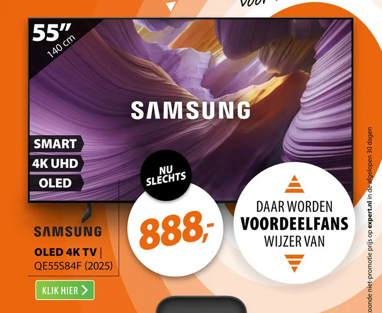 Aanbieding: Samsung OLED 4K 55S84F (2025)