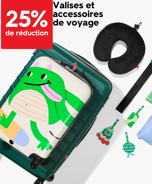 Offre: Valises et accessoires de voyage