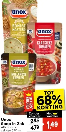 Aanbieding: Soep in Zak