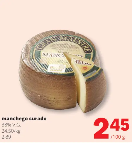 Promotie: Manchego curado