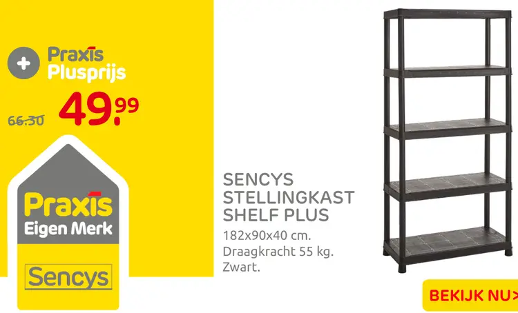 Aanbieding: Stellingkast Shelf Plus
