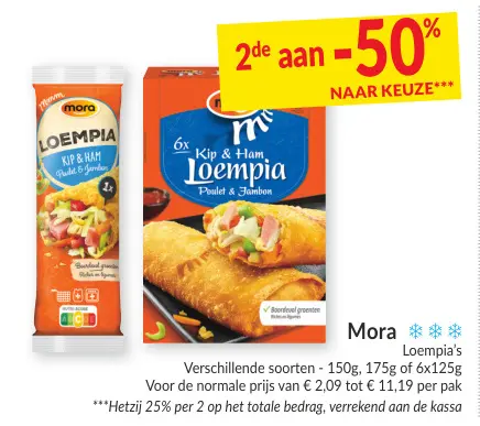 Promotie: Loempia's