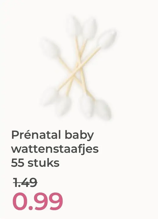 Aanbieding: Baby wattenstaafjes