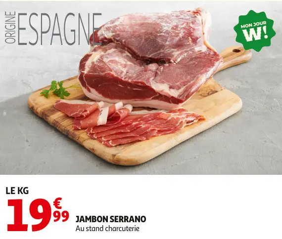 Promotie: Jambon serrano