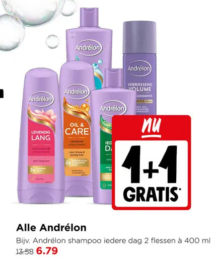 Aanbieding: Andrélon shampoo