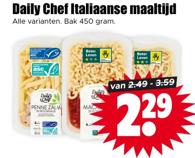 Aanbieding: Italiaanse maaltijd