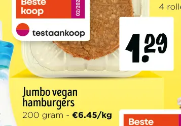 Promotie: Vegan hamburgers
