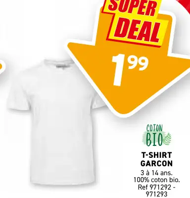 Offre: T-shirt garcon