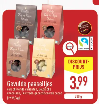 Promotie: Gevulde paaseitjes