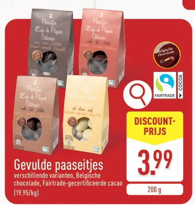 Promotie: Gevulde paaseitjes