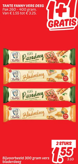 Aanbieding: Vers deeg