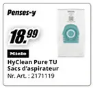 Offre: HyClean Pure Tu Sacs d'aspirateur