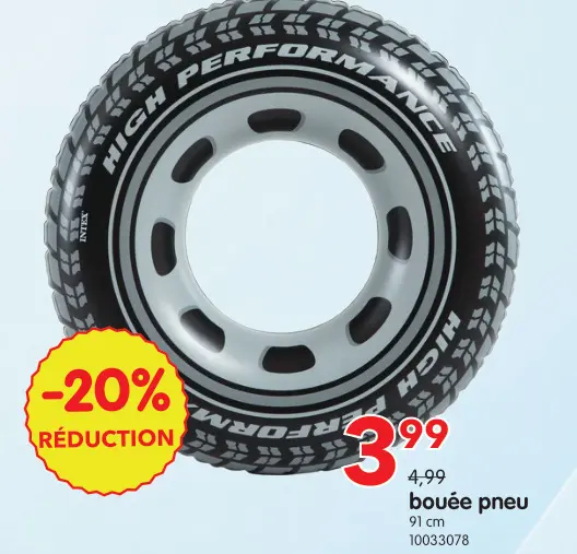 Offre: bouée pneu