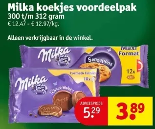 Promotie: Milka koekjes voordeelpak