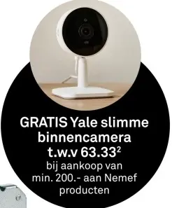 Aanbieding: Yale slimme binnencamera