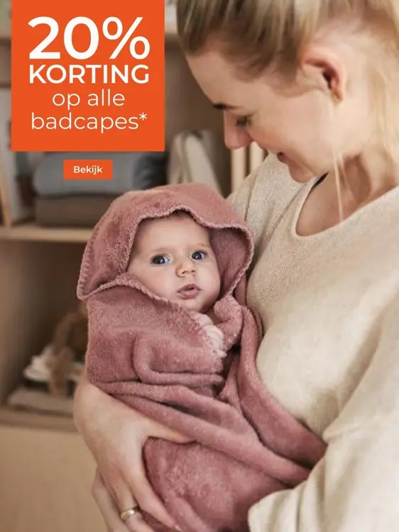 Aanbieding: badcapes