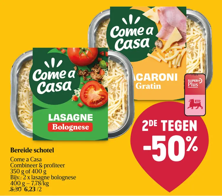 Promotie: Bereide schotel