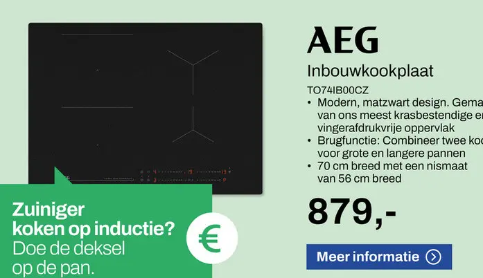 Aanbieding: AEG Inbouwkookplaat