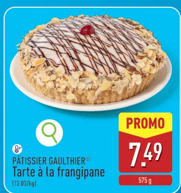 Offre: Tarte à la frangipane
