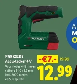Aanbieding: Accu-tacker 4 V