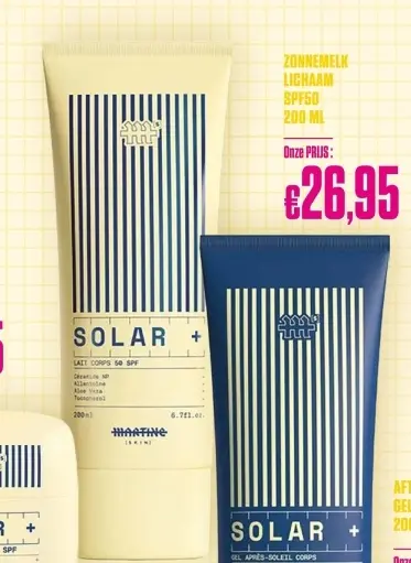 Promotie: Zonnemelk lichaam spf50