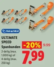 Aanbieding: Spanbanden