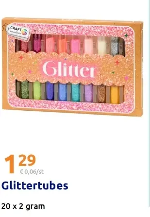 Aanbieding: Glittertubes