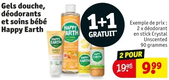 Offre: Gels douche, déodorants et soins bébé