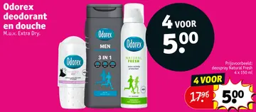 Aanbieding: Deodorant en douche
