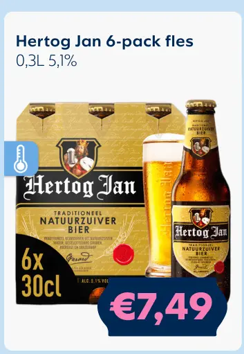 Aanbieding: 6-pack fles