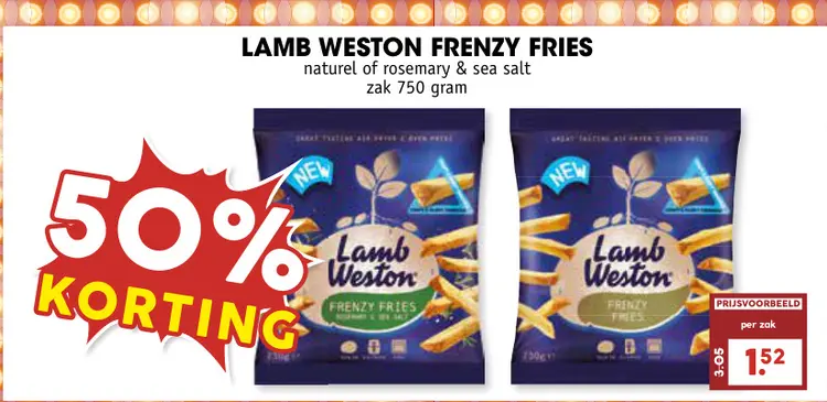 Aanbieding: Frenzy fries