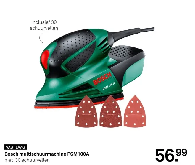 Aanbieding: Bosch multischuurmachine PSM100A